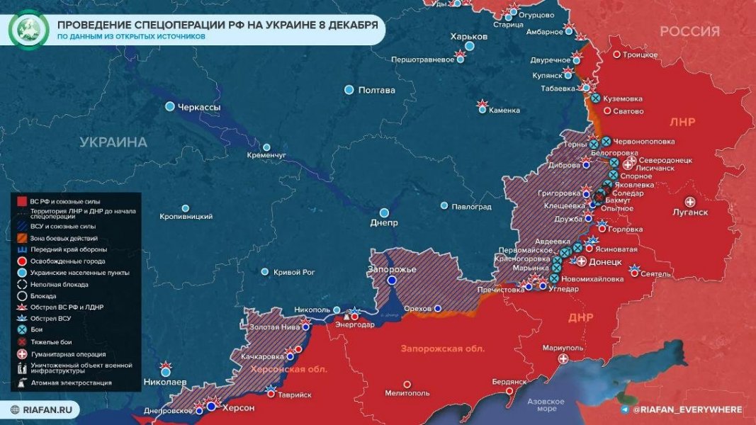Итоги военной спецоперации России на Украине. Новое видео о спецоперации 8 декабря