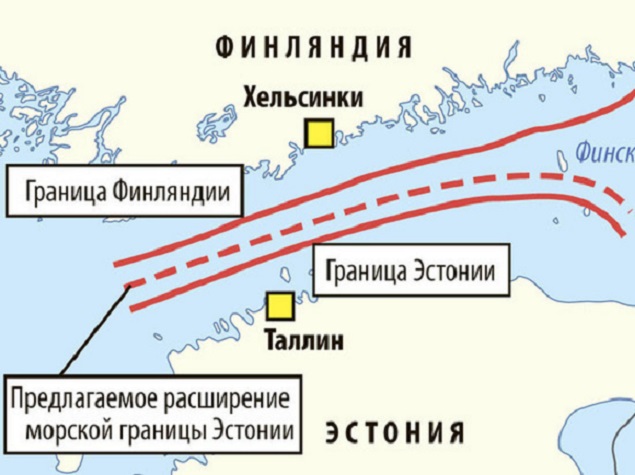 Карта финского залива и балтийского