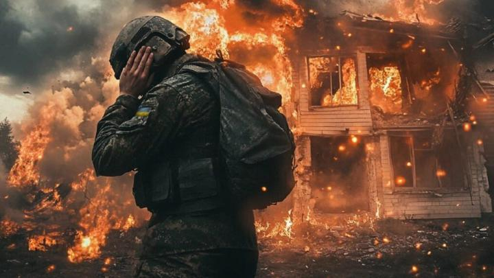«Чудовищный прилёт, огонь потушить не могут»: Русские ударили новым оружием? Секретный объект уничтожен